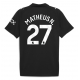 Maillot de foot Manchester City Matheus Nunes #27 Extérieur vêtements 2025-26 Manches Courtes
